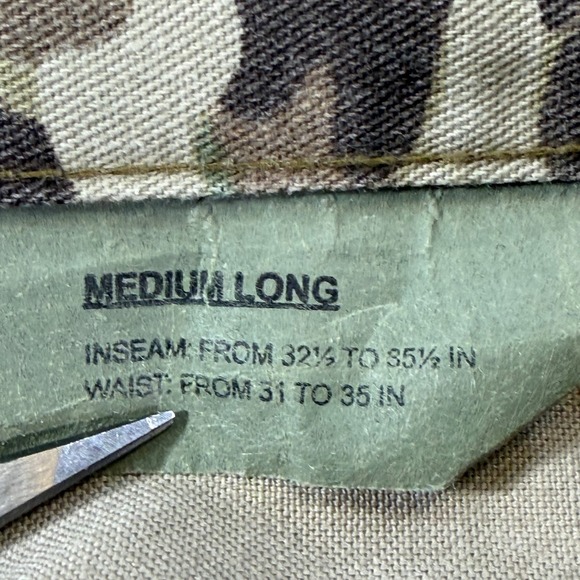 TRU SPEC Military Camo Cargo Pants Men's Size Medium Long Brown Camouflage Pants - Picture 4 of 7